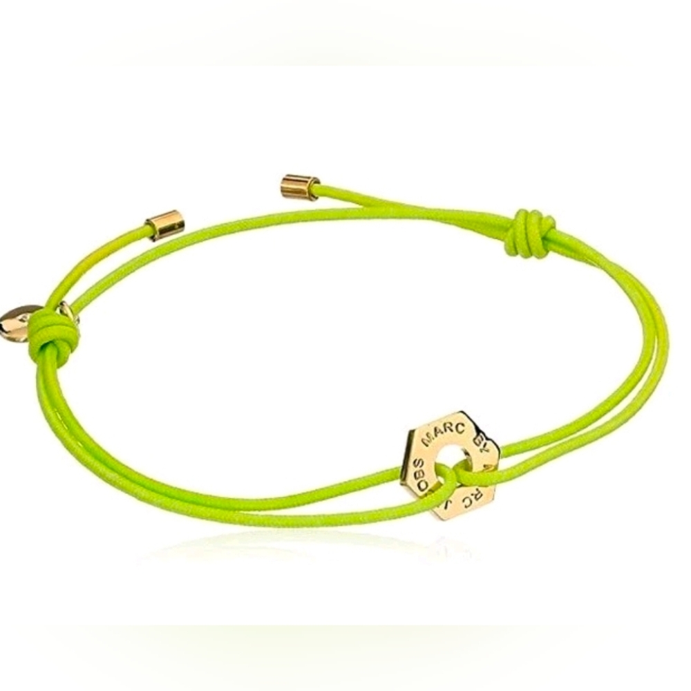 Marc By Marc Jacobs Bolt Friendship Stretch Bracelet - Toucan Green